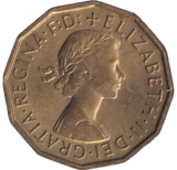 1960 THREEPENCE ( BU )