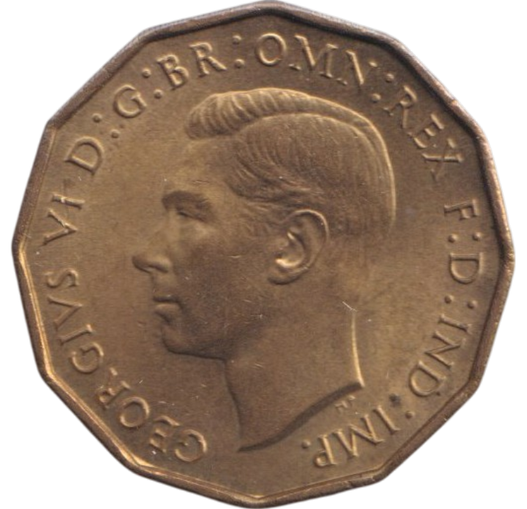 1937 THREEPENCE ( BU )