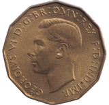 1937 THREEPENCE ( BU )
