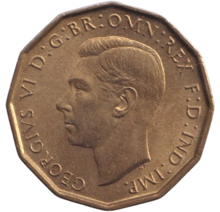 1940 THREEPENCE ( BU )