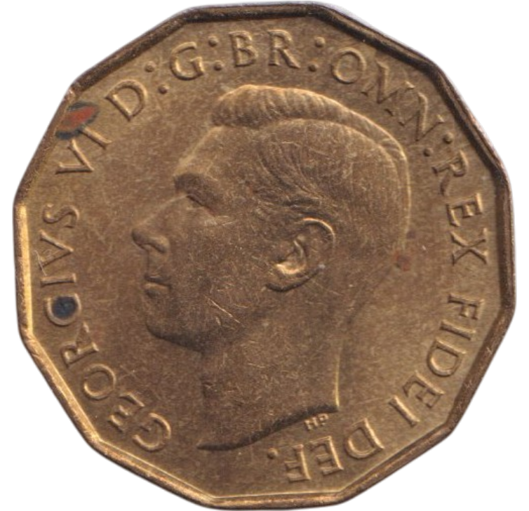 1951 THREEPENCE ( BU )