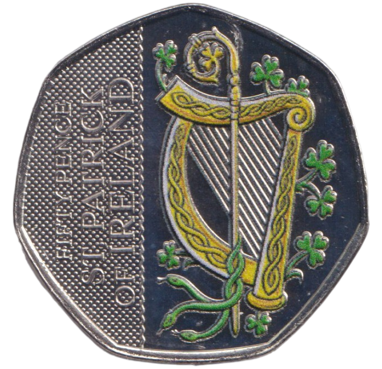 2026 50P ST PATRICK OF IRELAND BAILIWICK OF GUERNSEY ( BU )