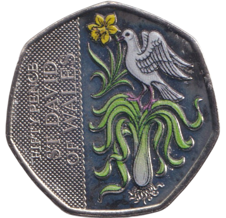 2026 50P ST DAVID OF WALES BAILIWICK OF GUERNSEY ( BU )