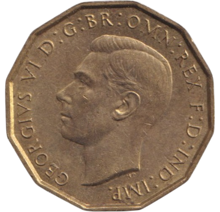 1939 THREEPENCE ( BU )