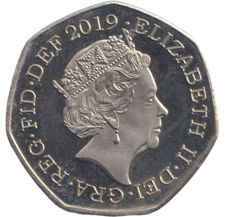 2019 PROOF LIKE 50P PEARL HARBOUR