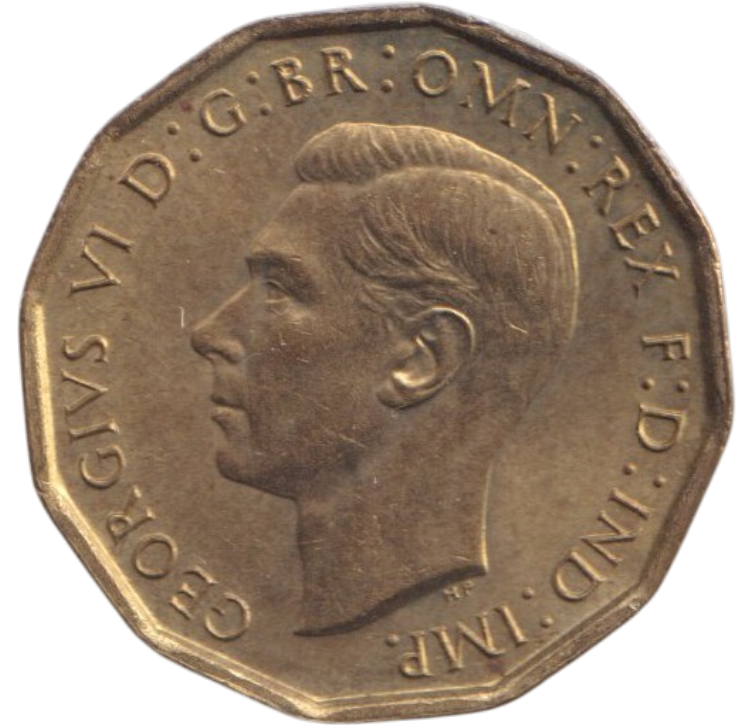 1943 THREEPENCE ( BU )