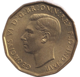 1942 THREEPENCE ( BU )