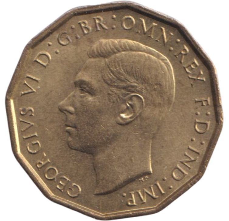 1945 THREEPENCE ( BU )