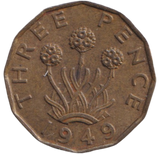 1949 THREEPENCE ( AUNC )