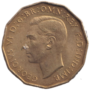 1937 THREEPENCE (AUNC)