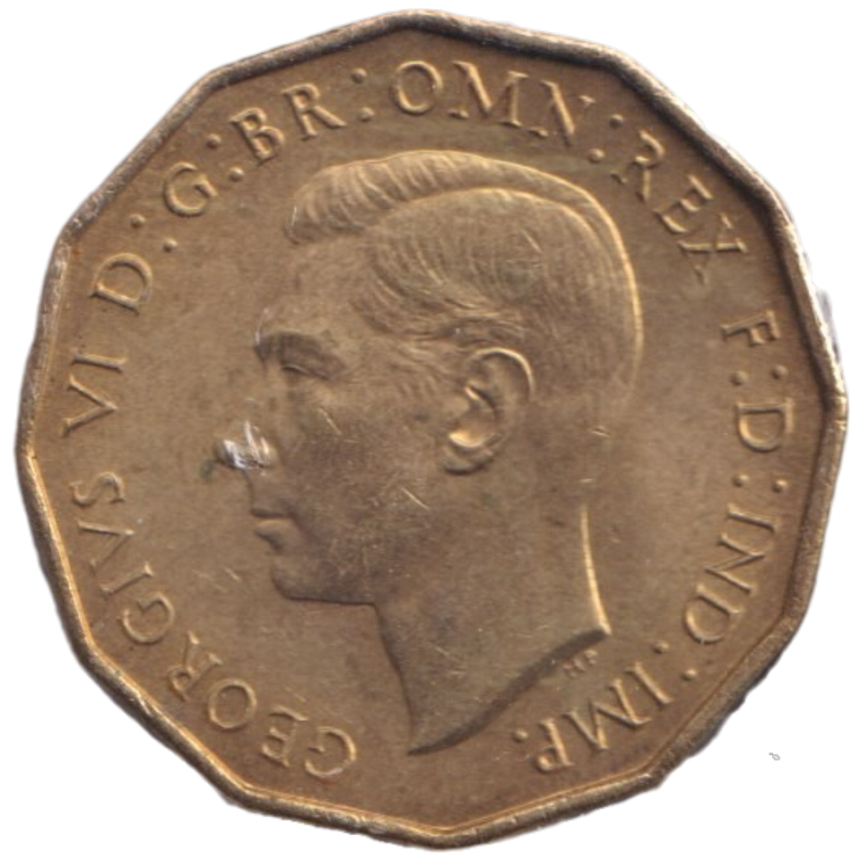 1937 THREEPENCE (AUNC)