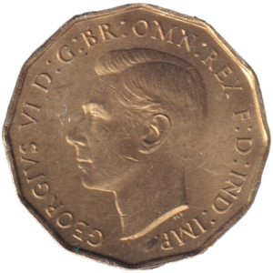 1937 THREEPENCE (AUNC)