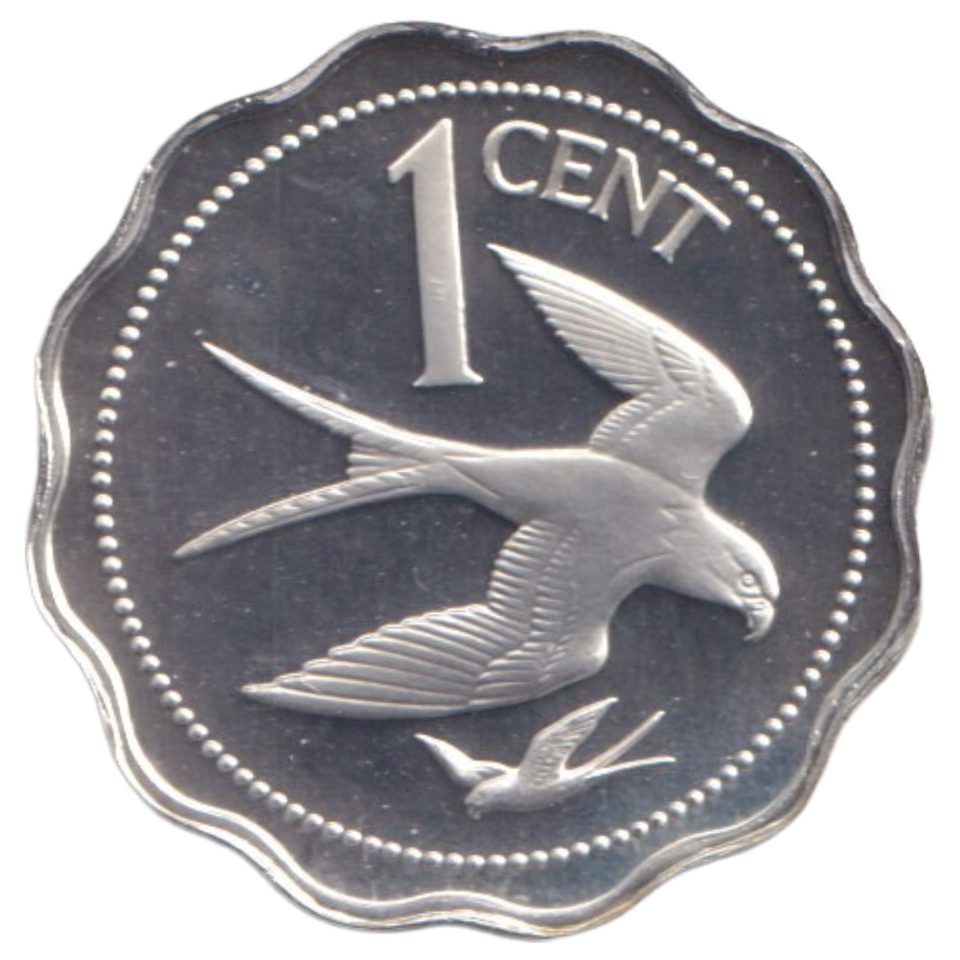 1981 PROOF ONE CENT BELIZE