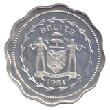 1981 PROOF ONE CENT BELIZE