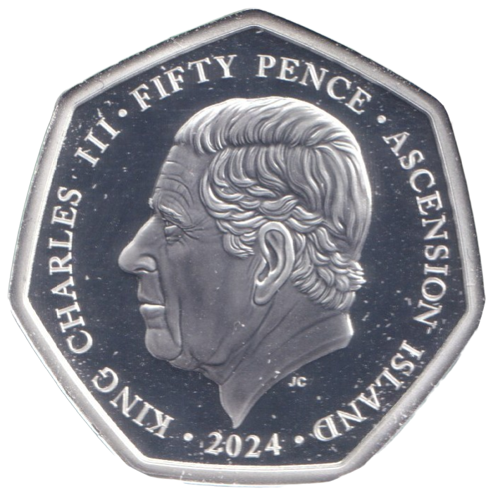 2024 SILVER PROOF ASCENSION ISLANDS JUNO