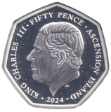 2024 SILVER PROOF ASCENSION ISLANDS JUNO