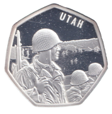 2024 SILVER PROOF ASCENSION ISLANDS UTAH