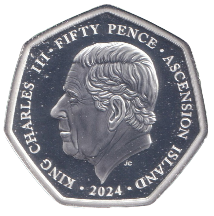 2024 SILVER PROOF ASCENSION ISLANDS SWORD