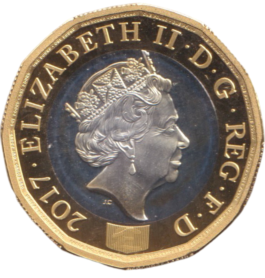 2017 ONE POUND SILVER ( PROOF )