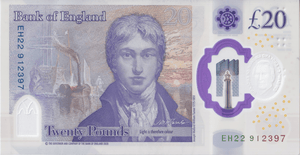 TWENTY POUND BANKNOTE SARAH JOHN REF £20 - 37 - £20 BANKNOTES - Cambridgeshire Coins