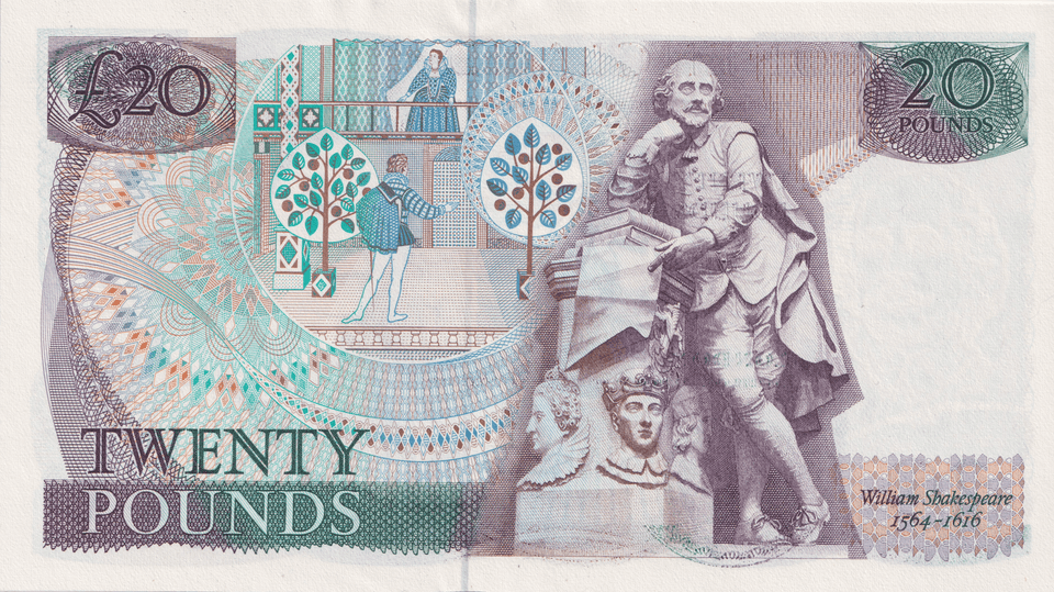 TWENTY POUND BANKNOTE SOMERSET £20 REF-47 - £20 BANKNOTES - Cambridgeshire Coins