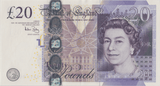 TWENTY POUNDS BANKNOTE BAILEY REF £20 - 35 - £20 BANKNOTES - Cambridgeshire Coins