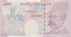 TWENTY POUNDS BANKNOTE BAILEY REF £20-35 ( AUNC ) - £20 BANKNOTES - Cambridgeshire Coins