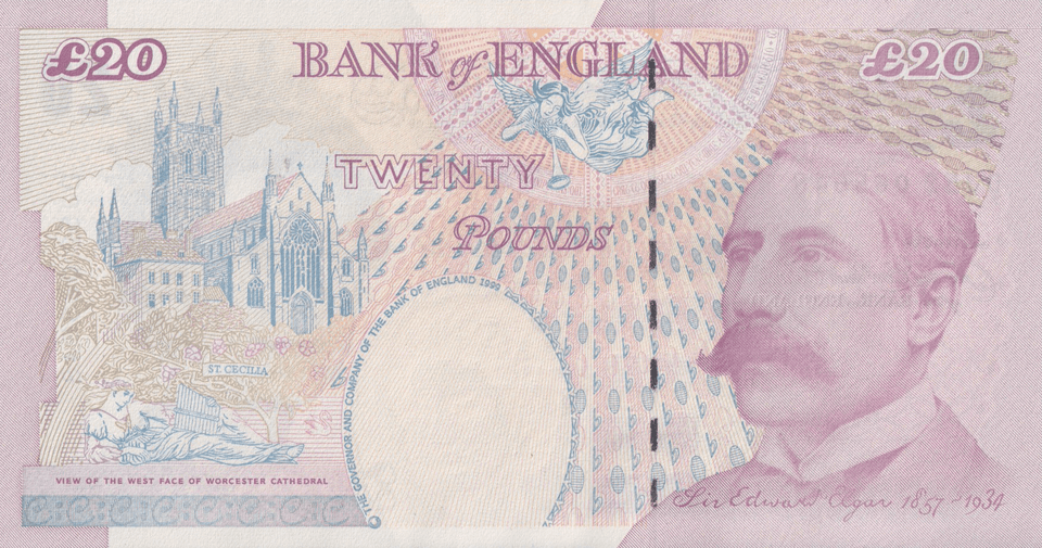 TWENTY POUNDS BANKNOTE BAILEY REF £20-35 ( AUNC ) - £20 BANKNOTES - Cambridgeshire Coins