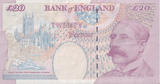 TWENTY POUNDS BANKNOTE BAILEY REF £20-36 ( EF ) SCARCE LAST RUN - £20 BANKNOTES - Cambridgeshire Coins