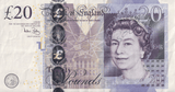 TWENTY POUNDS BANKNOTE BAILEY REF £20-48 ( VF ) - £20 BANKNOTES - Cambridgeshire Coins