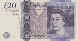 TWENTY POUNDS BANKNOTE CLELAND REF £20 - 34 - £20 BANKNOTES - Cambridgeshire Coins