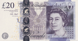TWENTY POUNDS BANKNOTE CLELAND REF £20-44 ( UNC ) - £20 BANKNOTES - Cambridgeshire Coins