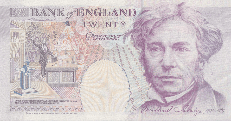 TWENTY POUNDS BANKNOTE GILL REF £20-20 ( AUNC ) - £20 BANKNOTES - Cambridgeshire Coins