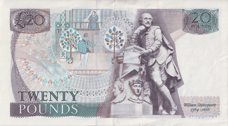 TWENTY POUNDS BANKNOTE GILL REF £20 - 38 - £20 BANKNOTES - Cambridgeshire Coins