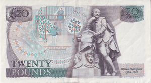 TWENTY POUNDS BANKNOTE GILL REF £20 - 39 - £20 BANKNOTES - Cambridgeshire Coins