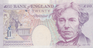 TWENTY POUNDS BANKNOTE KENTFIELD REF £20-19 ( AUNC ) - £20 BANKNOTES - Cambridgeshire Coins