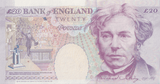 TWENTY POUNDS BANKNOTE KENTFIELD REF £20-19 ( AUNC ) - £20 BANKNOTES - Cambridgeshire Coins