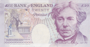 TWENTY POUNDS BANKNOTE KENTFIELD REF £20 - 44 - £20 BANKNOTES - Cambridgeshire Coins