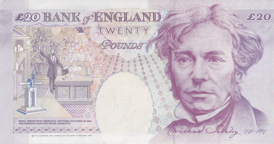 TWENTY POUNDS BANKNOTE KENTFIELD REF £20 - 44 - £20 BANKNOTES - Cambridgeshire Coins