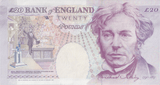 TWENTY POUNDS BANKNOTE KENTFIELD REF £20 - 44 - £20 BANKNOTES - Cambridgeshire Coins