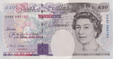 TWENTY POUNDS BANKNOTE LOWTHER REF £20-21 ( UNC ) - £20 BANKNOTES - Cambridgeshire Coins