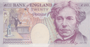 TWENTY POUNDS BANKNOTE LOWTHER REF £20-25 ( UNC ) - £20 BANKNOTES - Cambridgeshire Coins