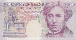 TWENTY POUNDS BANKNOTE LOWTHER REF £20-26 ( UNC ) - £20 BANKNOTES - Cambridgeshire Coins