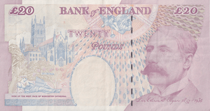 TWENTY POUNDS BANKNOTE LOWTHER REF £20-34 ( VF ) - £20 BANKNOTES - Cambridgeshire Coins