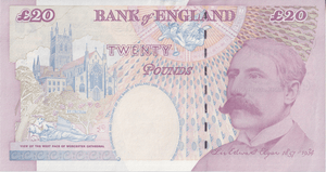 TWENTY POUNDS BANKNOTE LOWTHER REF £20 - 42 - £20 BANKNOTES - Cambridgeshire Coins