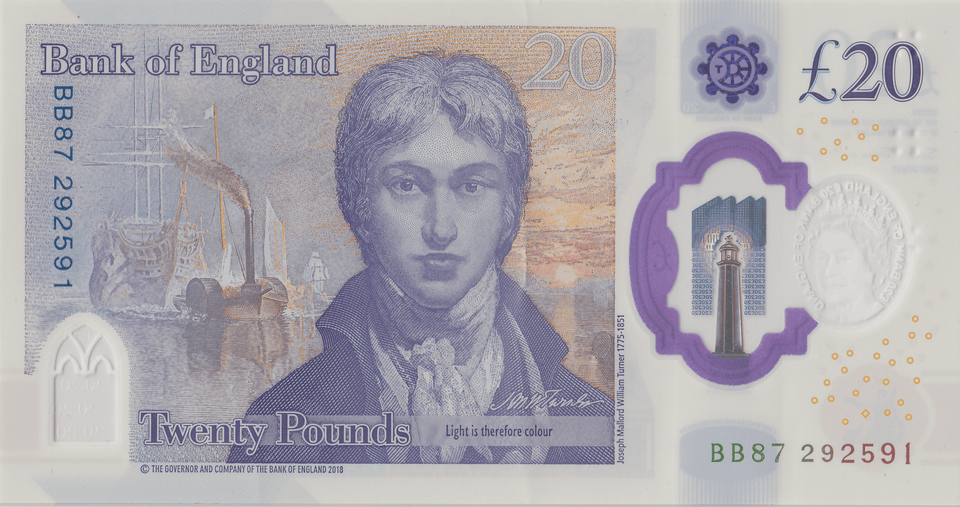 TWENTY POUNDS BANKNOTE SARAH JOHN REF £20 - 33 - £20 BANKNOTES - Cambridgeshire Coins