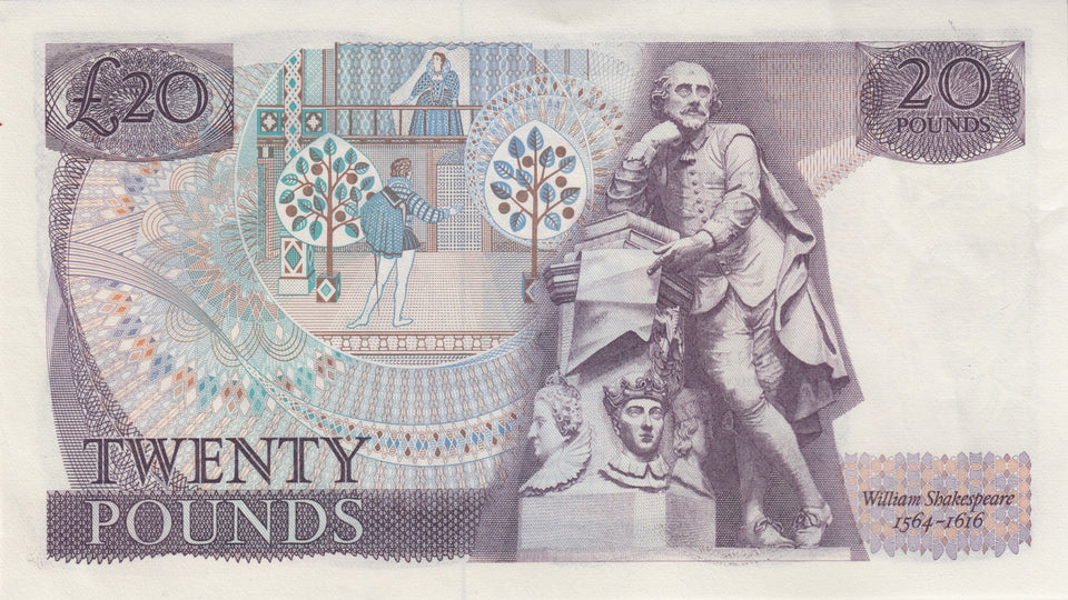 TWENTY POUNDS BANKNOTE SOMMERSET REF £20-11 - £20 Banknotes - Cambridgeshire Coins