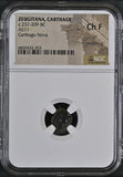 ZEUGITANA, CARTHAGE c.237 - 209 BC AE11 CARTHAGO NOVA Ch F NGC ANCIENTS - NGC OTHER COINS - Cambridgeshire Coins