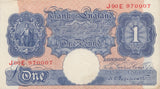 £1 BANKNOTE PEPPIATT REF £1-70 - £1 BANKNOTE - Cambridgeshire Coins
