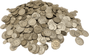 1 KILO OF PRE 1920 BRITISH COINS .925 SILVER BULLION INVESTMENT - bullion - Cambridgeshire Coins